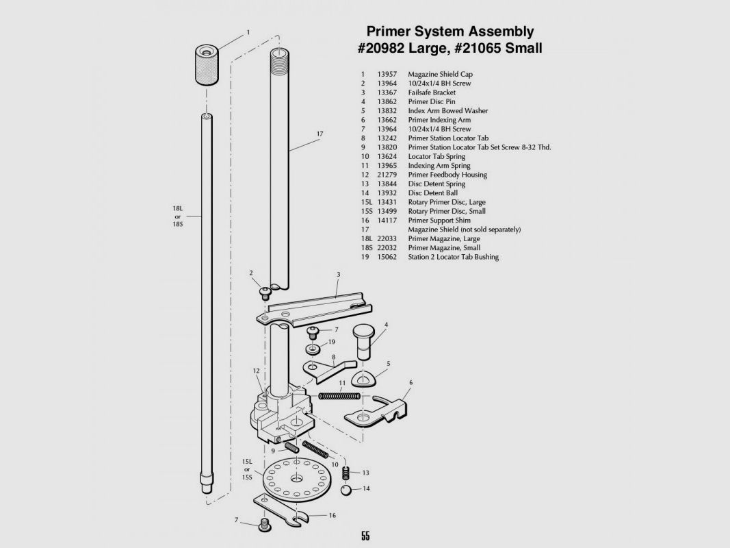 XL650 Primer Mag Tube, afbeelding 2 van 3