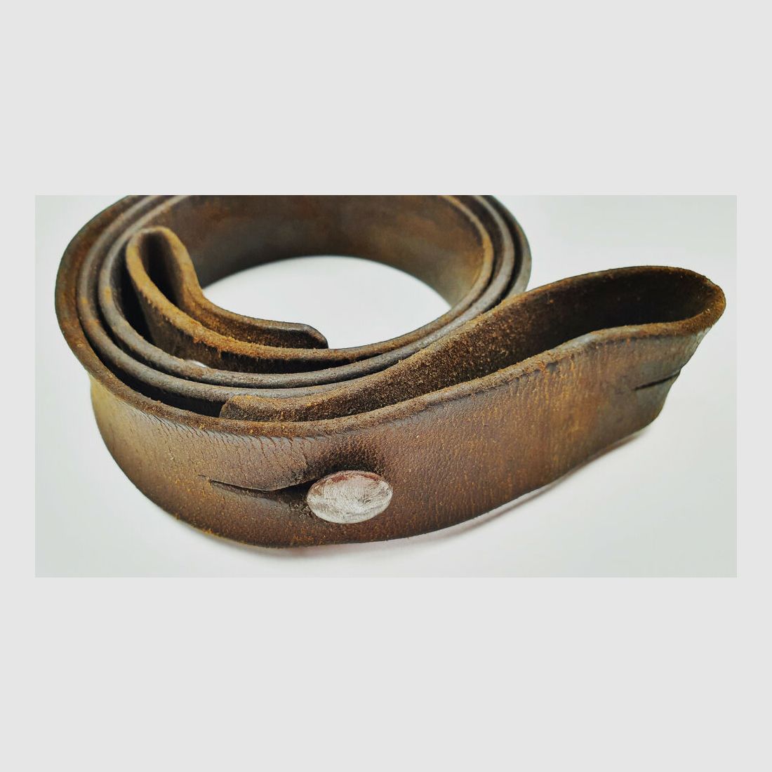 Wapenfabriek Bern originele ordonnantie riemen van het Zwitserse leger voor lange geweren IG 1889 / 96-11/ 1911 leren riem