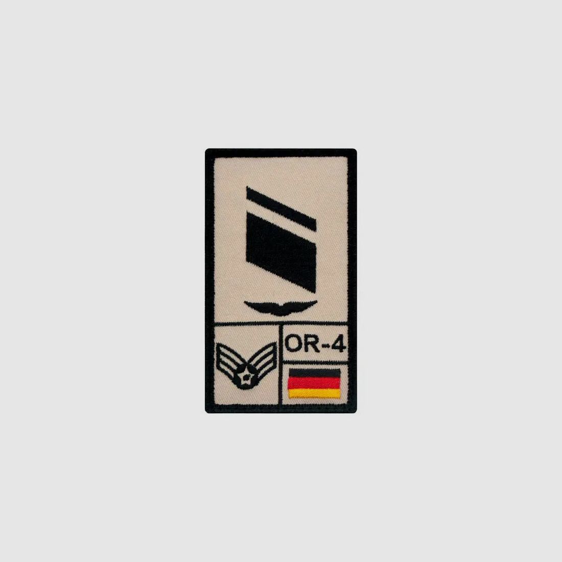 Café Viereck Café Viereck Rank Patch Stabskorporal Luftwaffe rechts sand