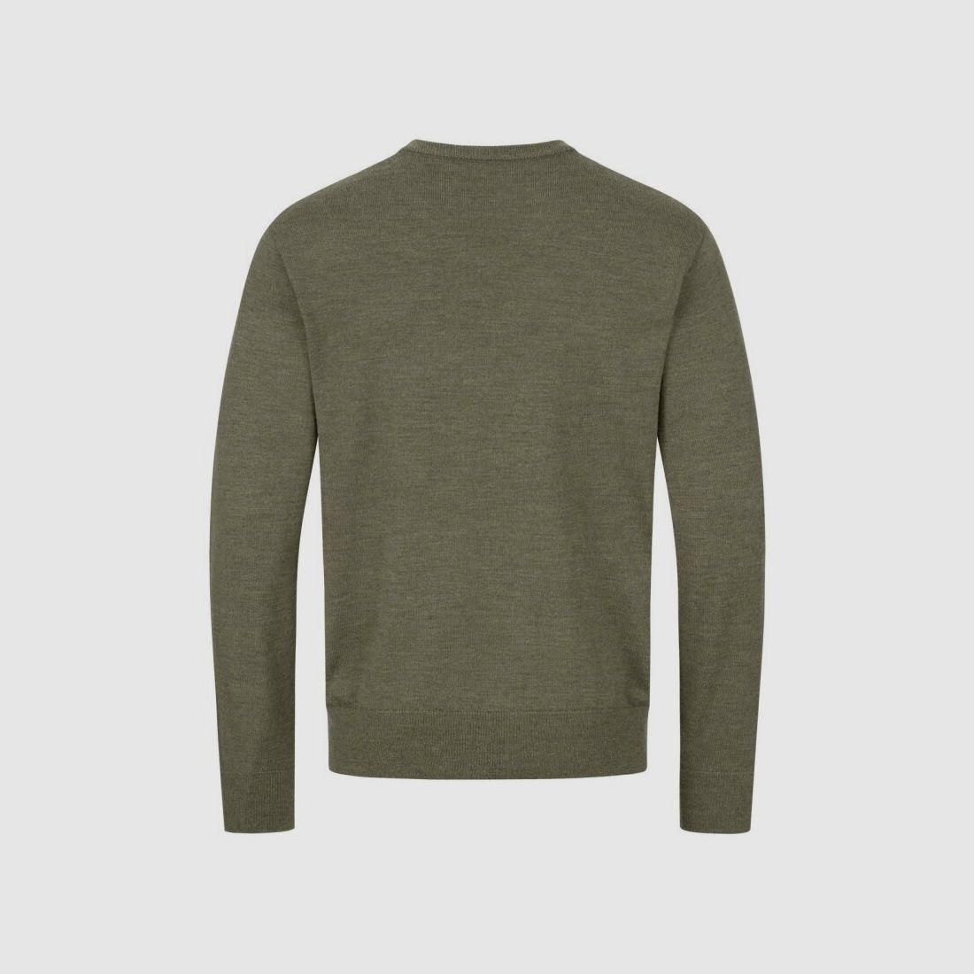 Blaser Męski Sweter Merino V-Neck ciemno oliwkowy M