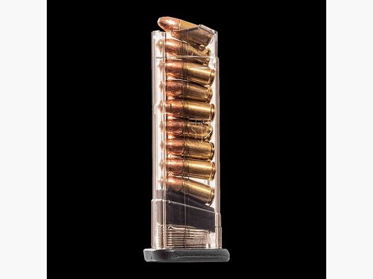 ETS S&W Shield 9mm 9rds Magazine - Clear