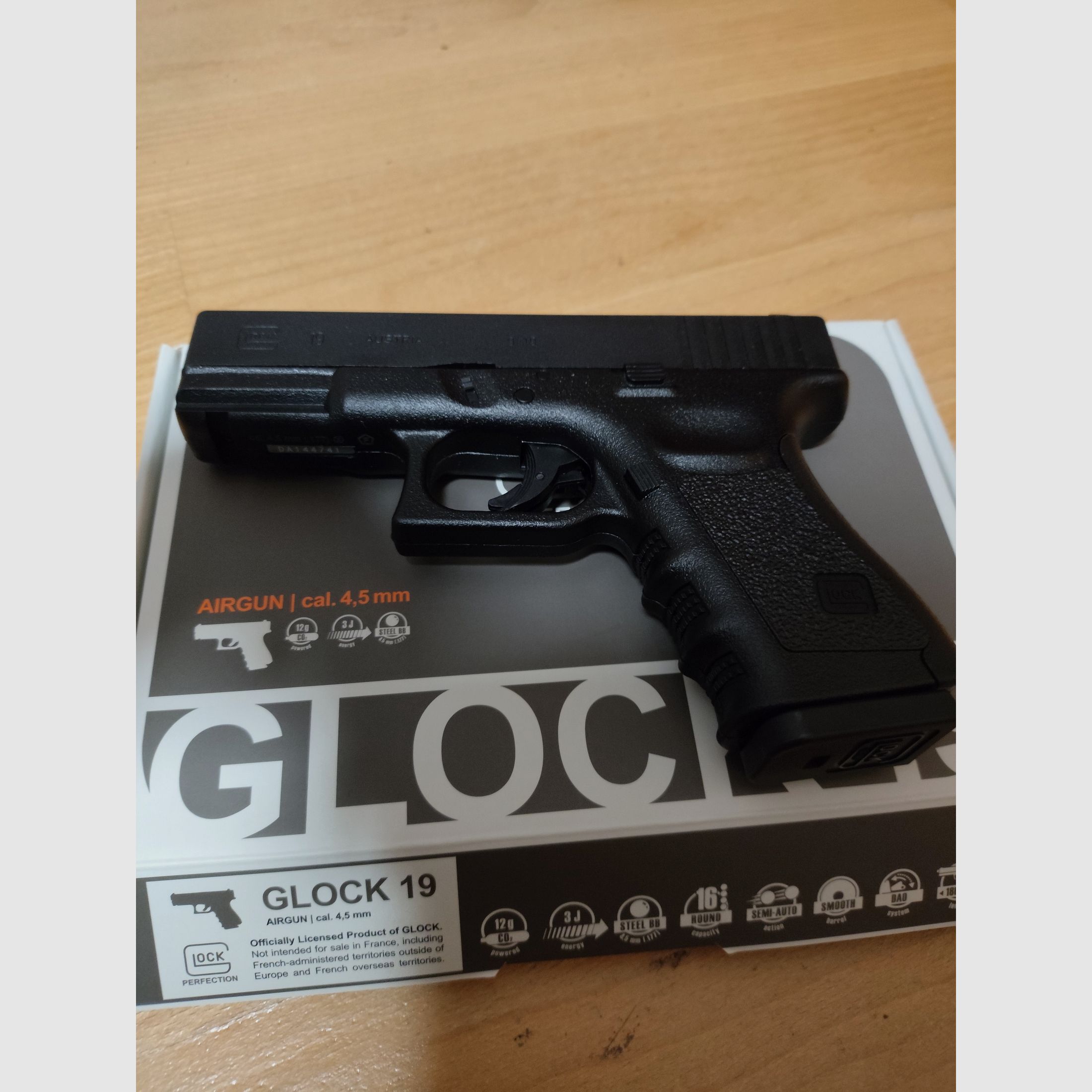 Glock 19 Co2 Pistole 4,5 BB von Umarex