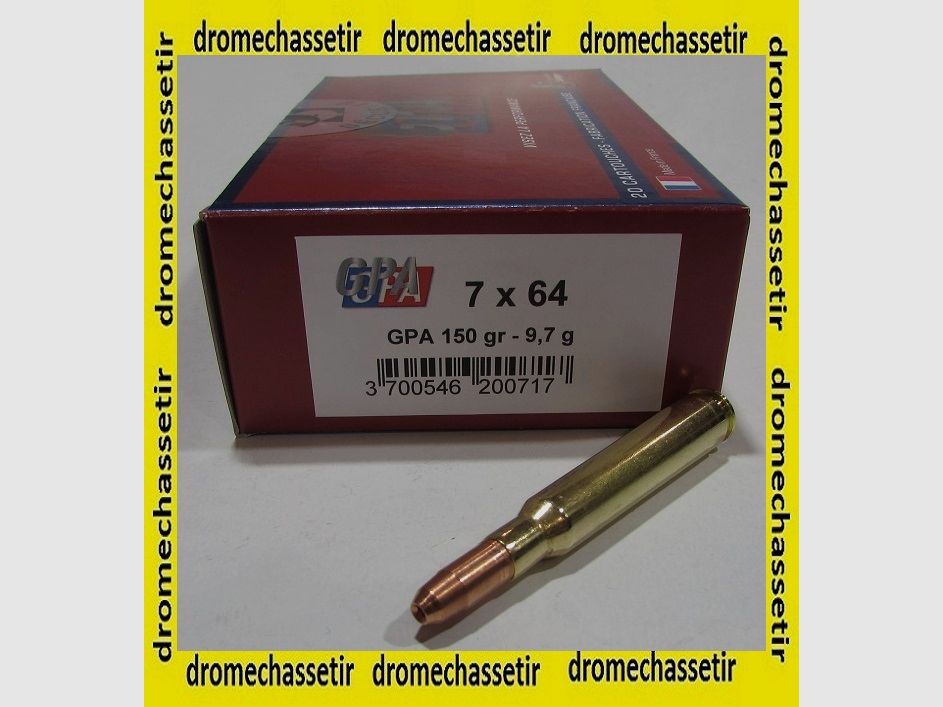 Box mit 20 Patronen Kaliber 7×64 GPA 150 grains
