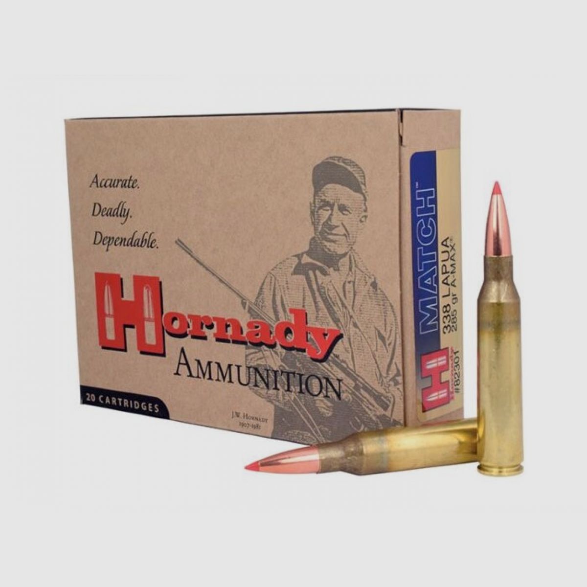 .338 Lapua Mag Match A-MAX 18.46g / 285gr