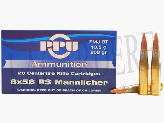 PRVI PARTIZAN A-384 FMJBT 208 GR (cartuccia con proiettile)