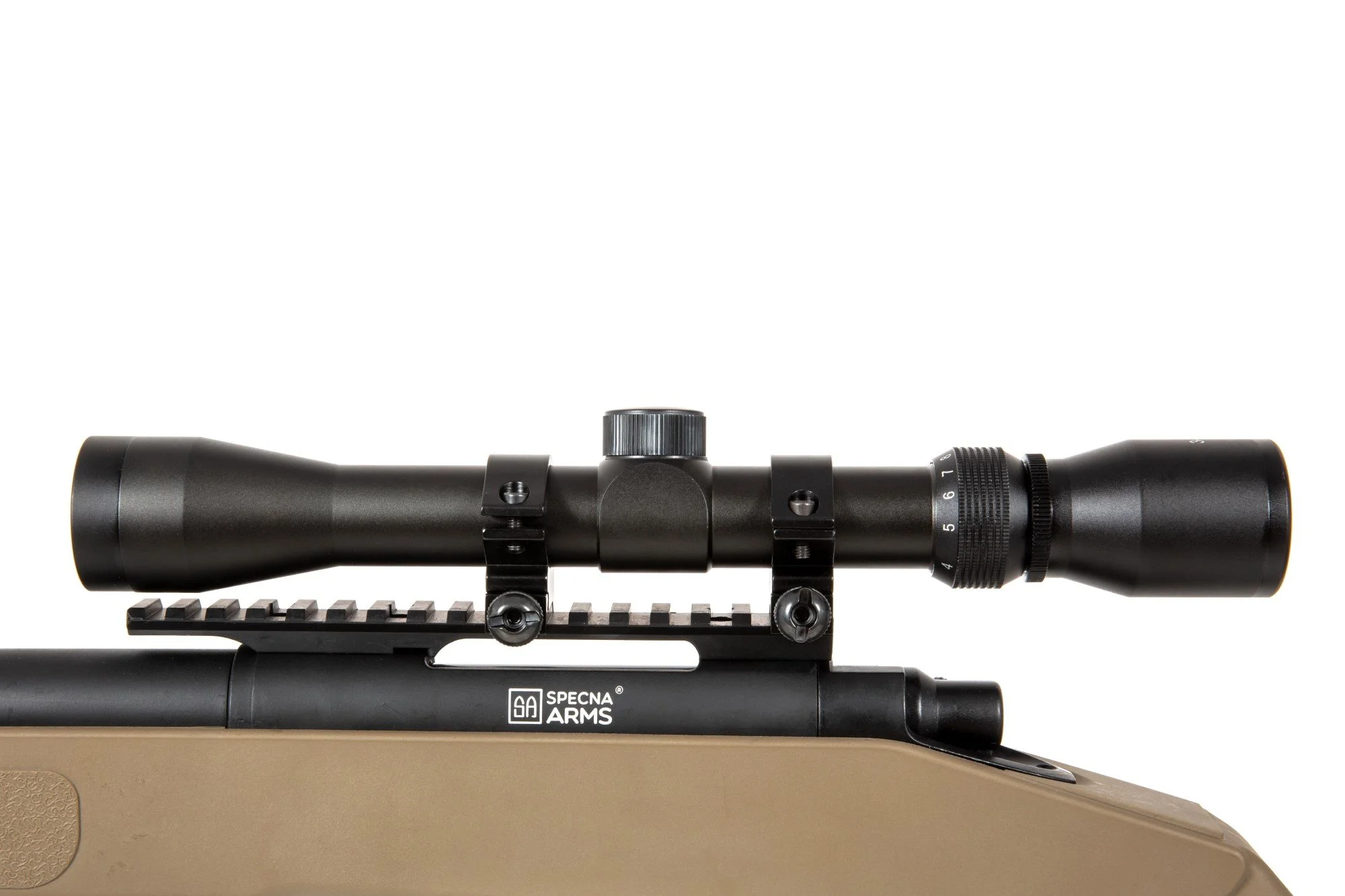 ASG-scherpschuttersgeweer SPECNA ARMS SA-S02 CORE met richtkijker en tweepoot – tan, afbeelding 30 van 48