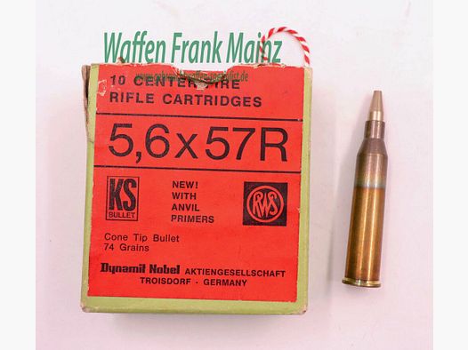 RWS (WZd.Fa.Rottweil) Büchsenpatronen 5,6x57R