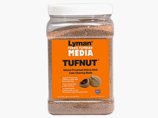Lyman Turbo Media Granulat de Noix, non traité 3 lbs / 1360g