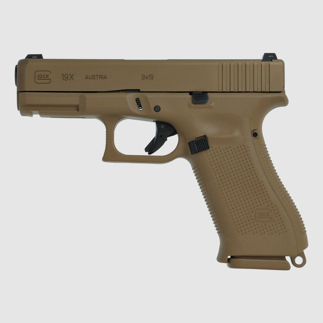 Glock – pistolet / 19X / poly. sight. / GWL M13.5x1L / cal. 9x19, image 1 sur 4