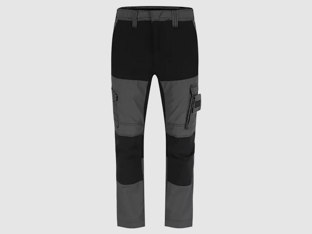 Hector Herock® Herrenhose - 8 Taschen - 4-Wege-Stretch - Schwarz/Anthrazit, Bild 5 von 9