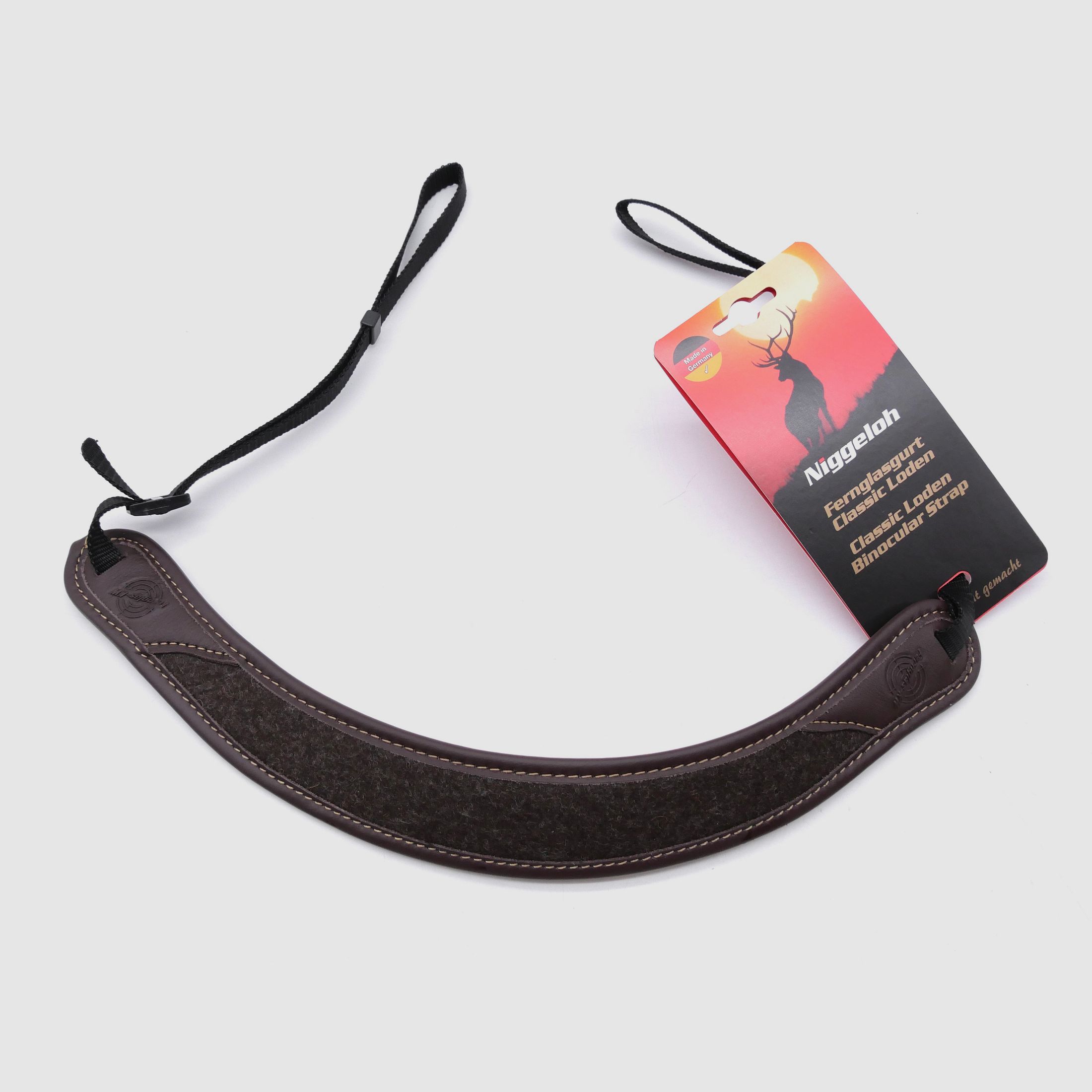 Niggeloh 141100002 Classic Loden Leder Fernglasgurt Riemen Fernglas-KW