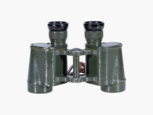 Ungarische Armee Ungarisches Fernglas 6 x 30 Lederbehälter schwarz gebraucht