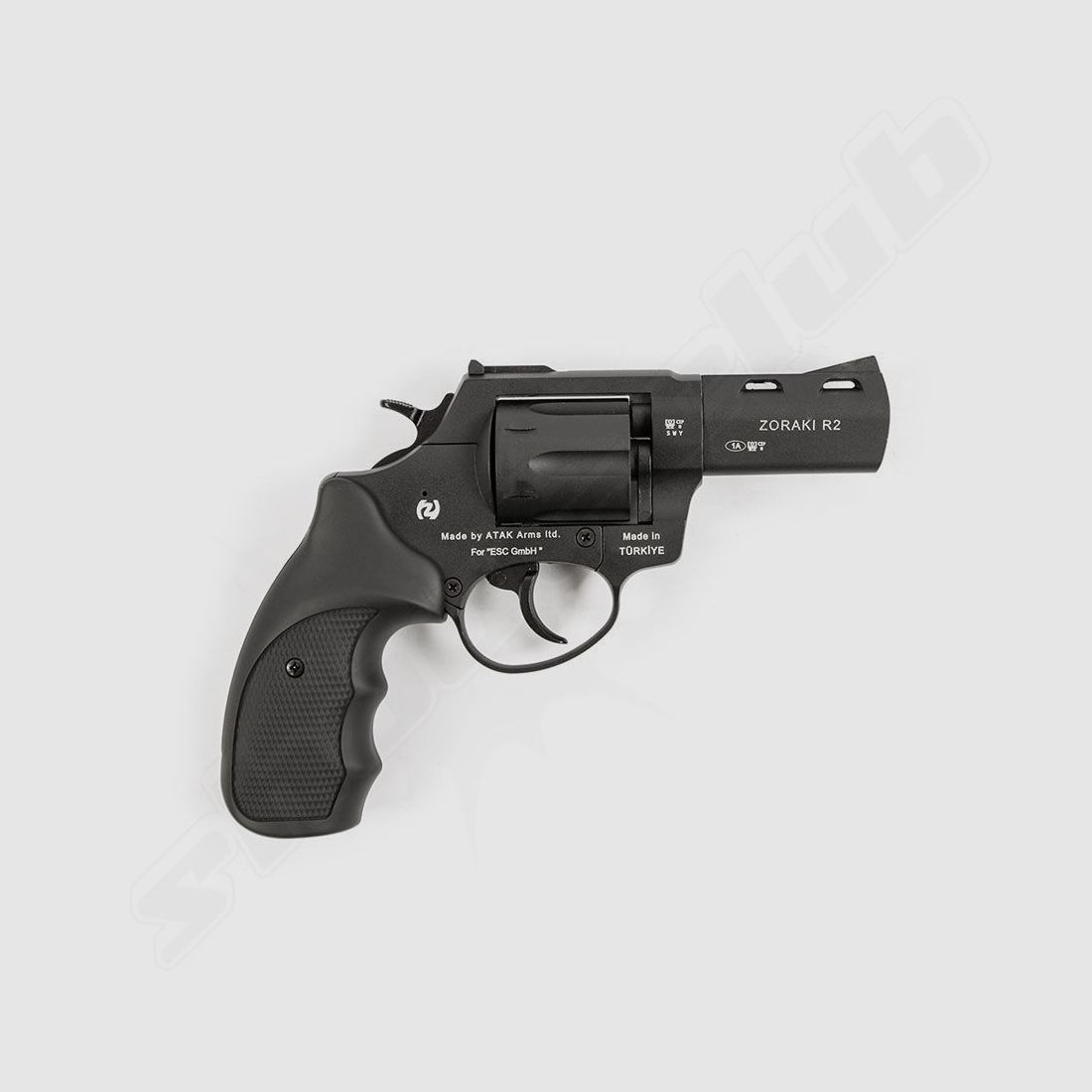 Zoraki R2 Schreckschussrevolver 3 Zoll Schwarz 9mm R.K. - Set