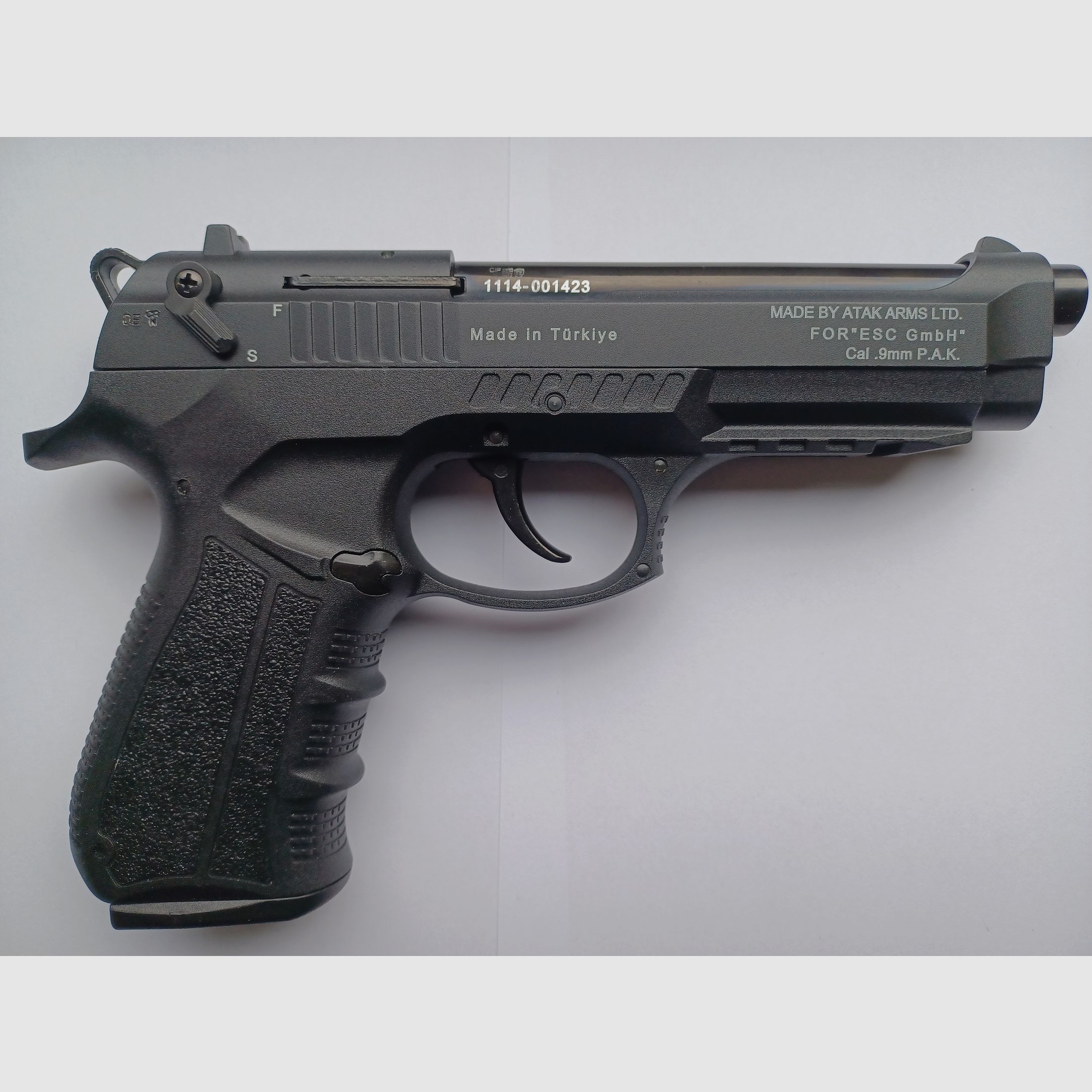 Zoraki 918 cal. 9mm P.A.K. PTB-NR. 965
