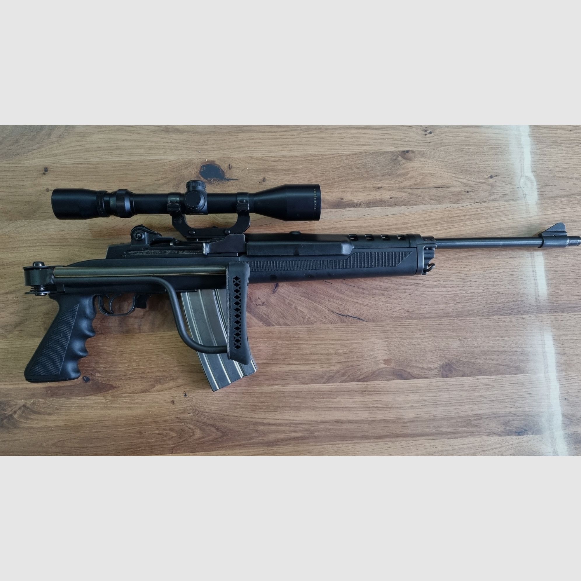 Ruger Mini 14 .223rem, Klappschaft, Zielfernrohr