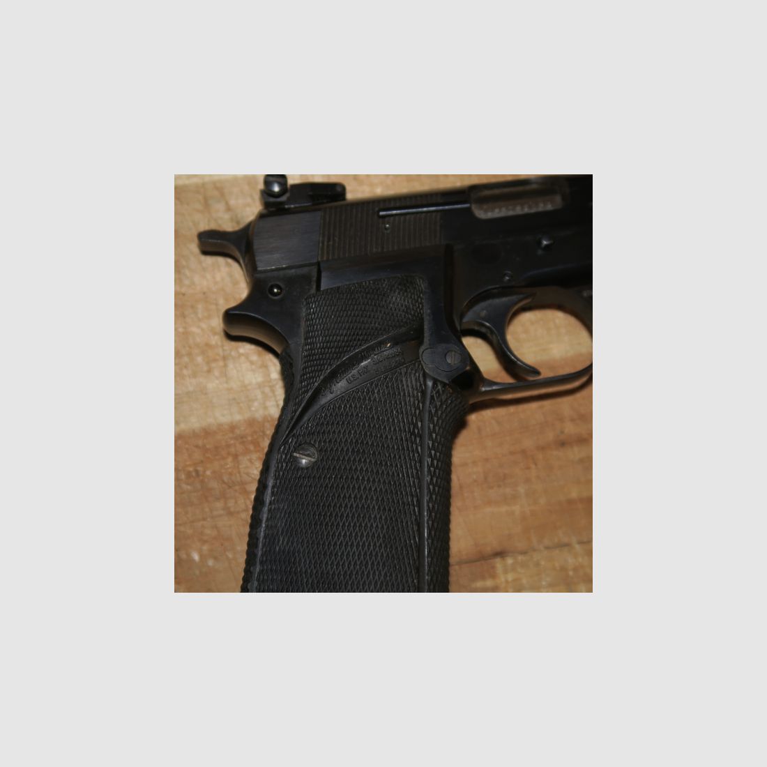 original FN BROWNING BELGIAN HI POWER HP Kal. 9mm PISTOLE "SIGNATURE MODEL" high-power colt sig