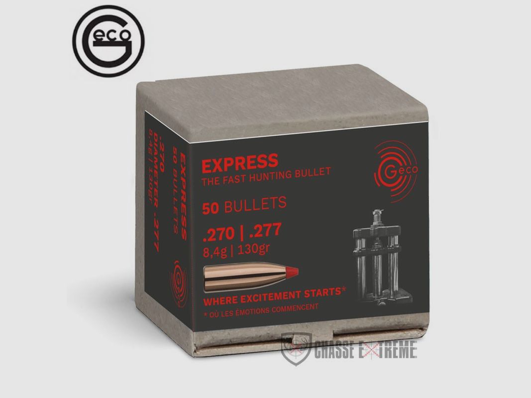 50 Ogives GECO cal 270 Win 130gr EXPRESS, image 2 sur 2