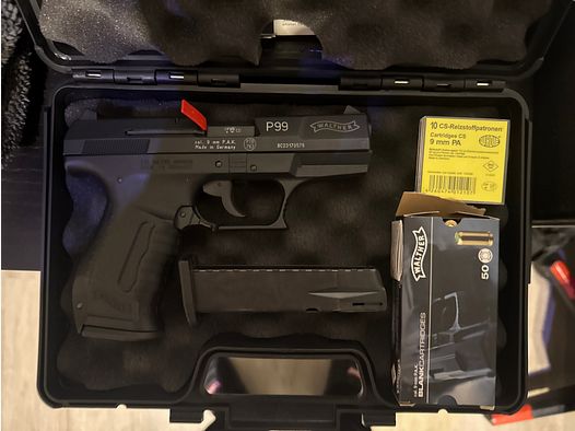 Pistola de alarma Wahlter p99