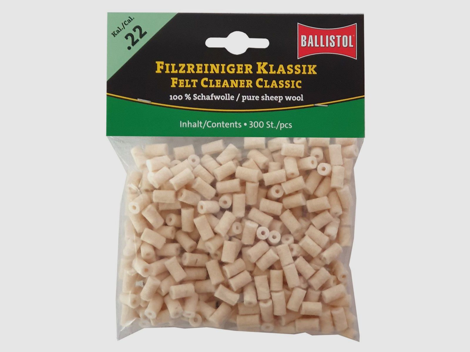 Ballistol Filzreiniger Klassik / 300 Stk. / Kal. .22