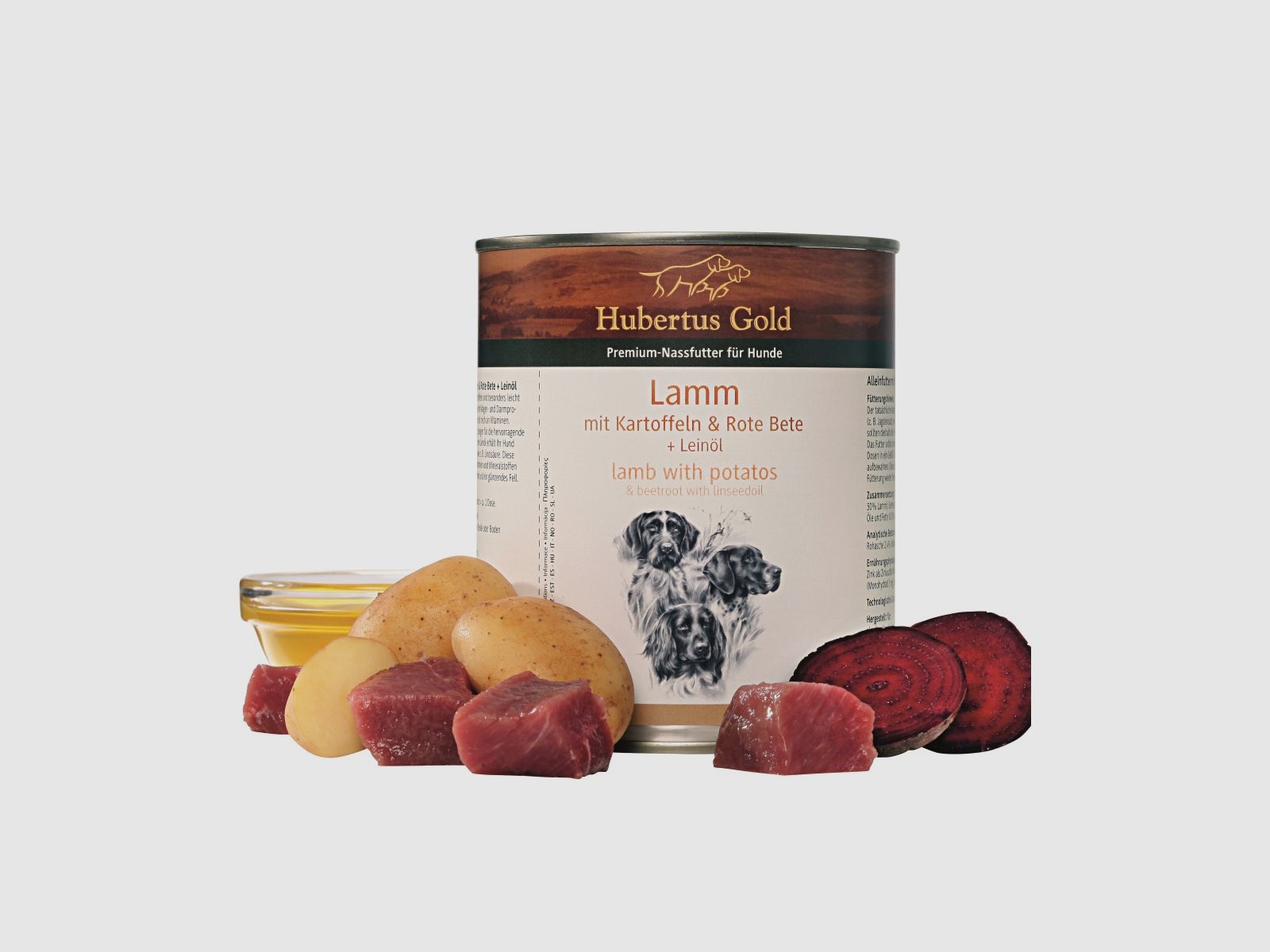 HUBERTUS GOLD Lamm mit Kartoffeln & Rote Bete 800g