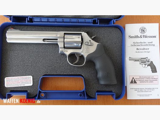 Smith & Wesson	 Smith & Wesson Revolver: Mod. 686 WO Plus 7- Schuss .357 Magnum.