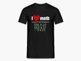 i love math (2nd edition) - Männer T-Shirt Anthrazit