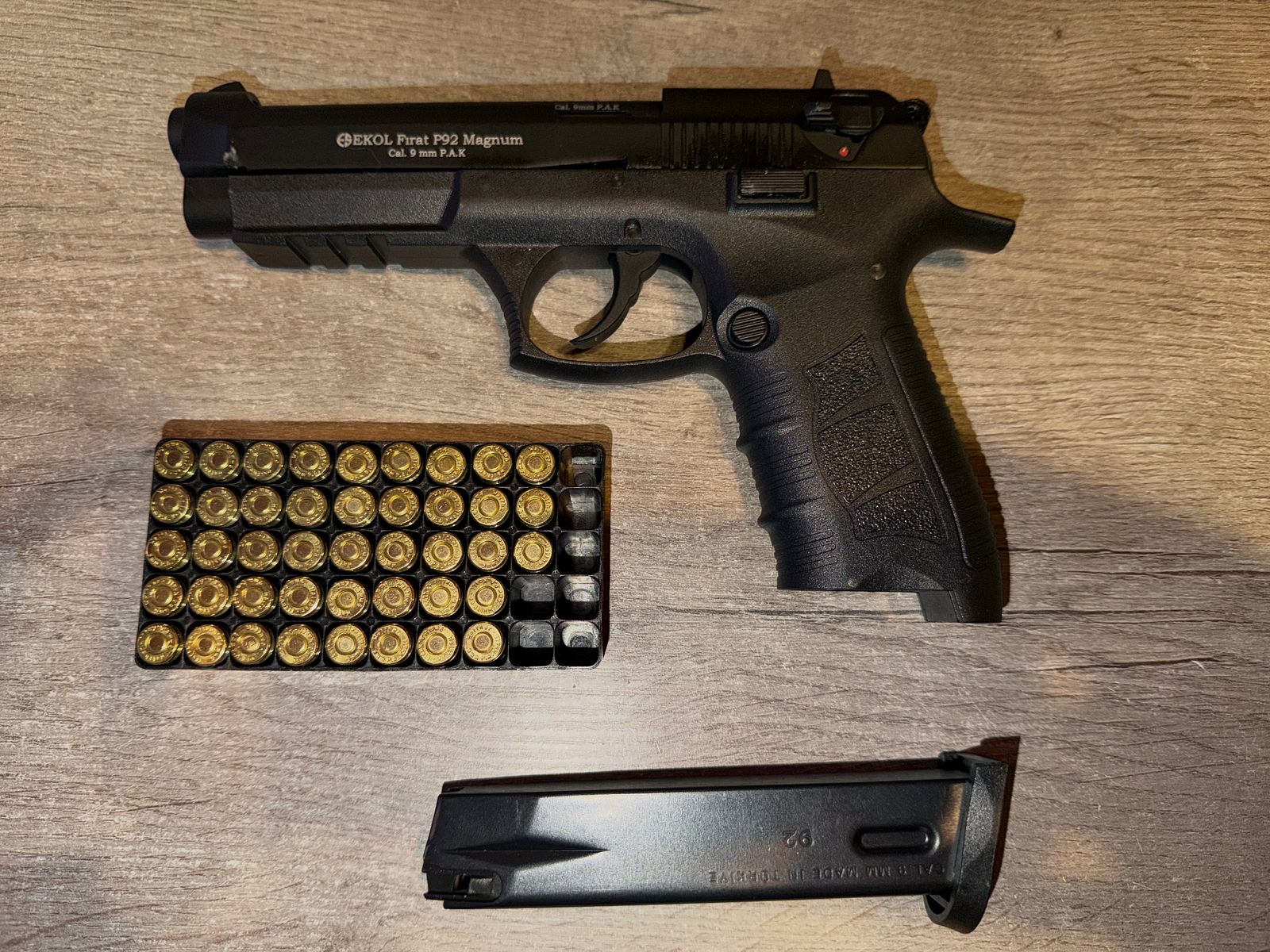 EKOL P92 Magnum blank firing 9mm PAK +43 shots