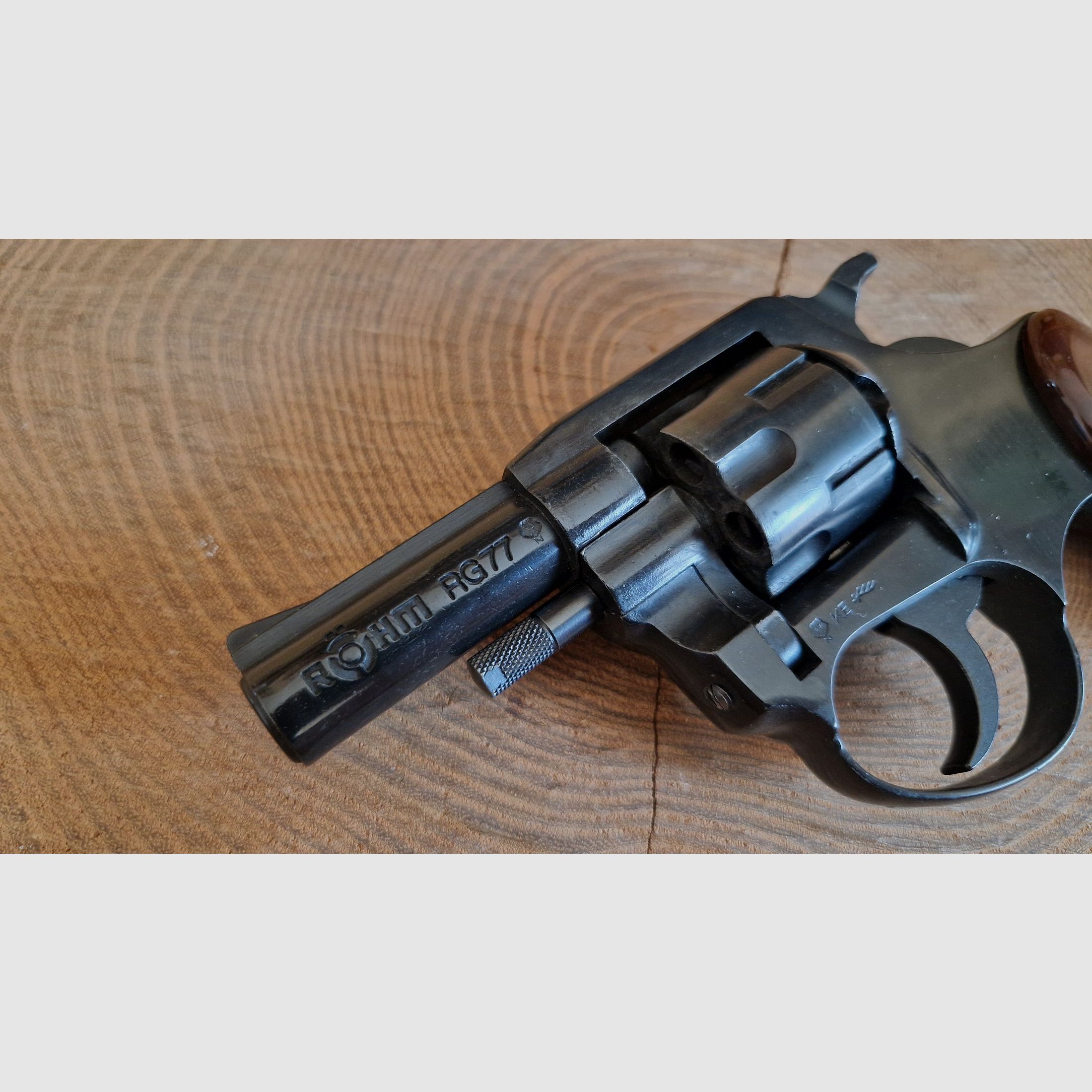 Röhm RG 77 Revolver Kaliber .22 lang in OVP Schreckschuss 