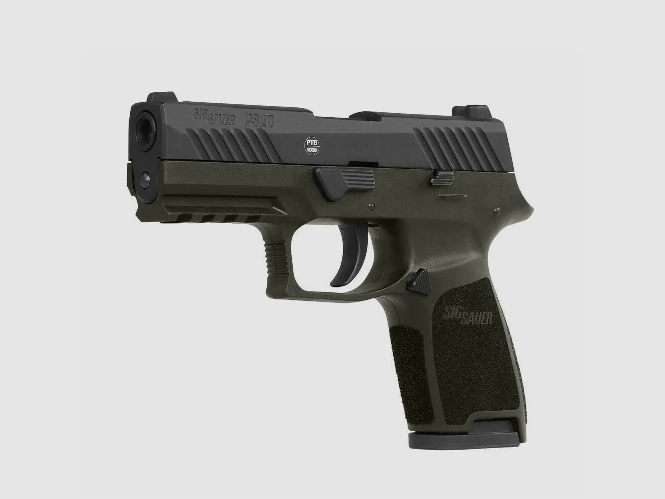 SIG SAUER P320 OD-GREEN SCHRECKSCHUSSPISTOLE IM KALIBER 9 MM P.A.K.