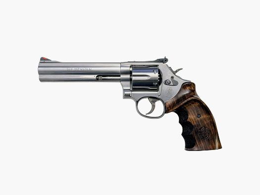 Smith and Wesson Mod. 686 6" Kal. .357Mag Stainless inkl. Matchgriff