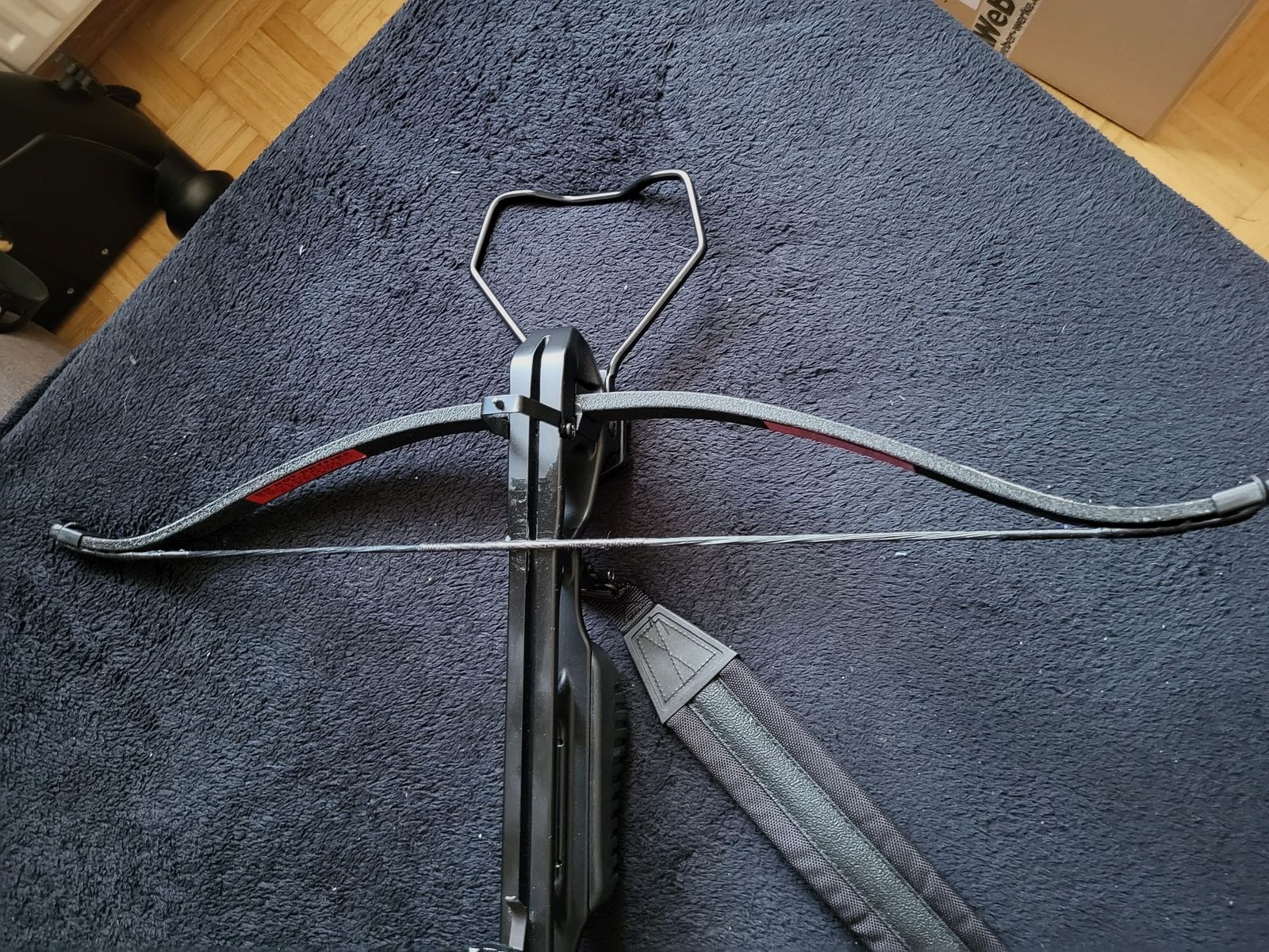 Armbrust Jaguar Recurve 175lbs schwarz ink. Köcher, Pfeile 20x, Zielfernrohr 