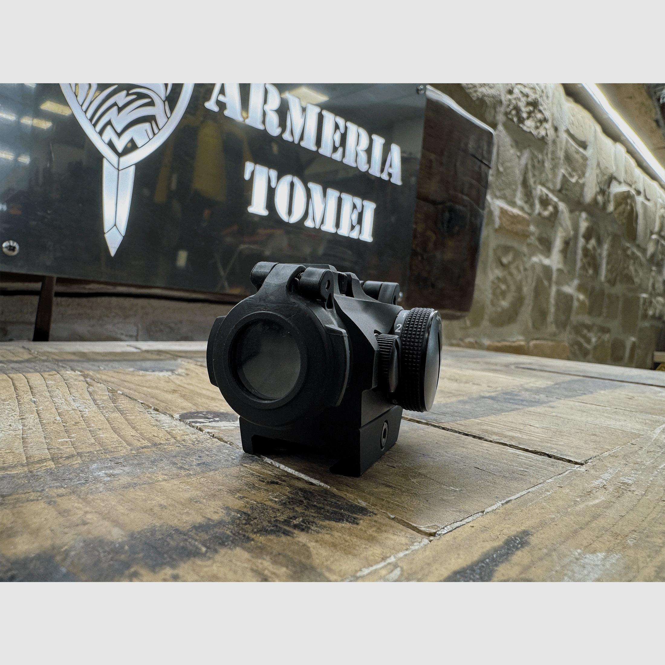USED – RED DOT – AIMPOINT – MICRO H-2 MOA-2 ACET WITH MOUNT FOR PICATINNY RAIL, image 4 of 5