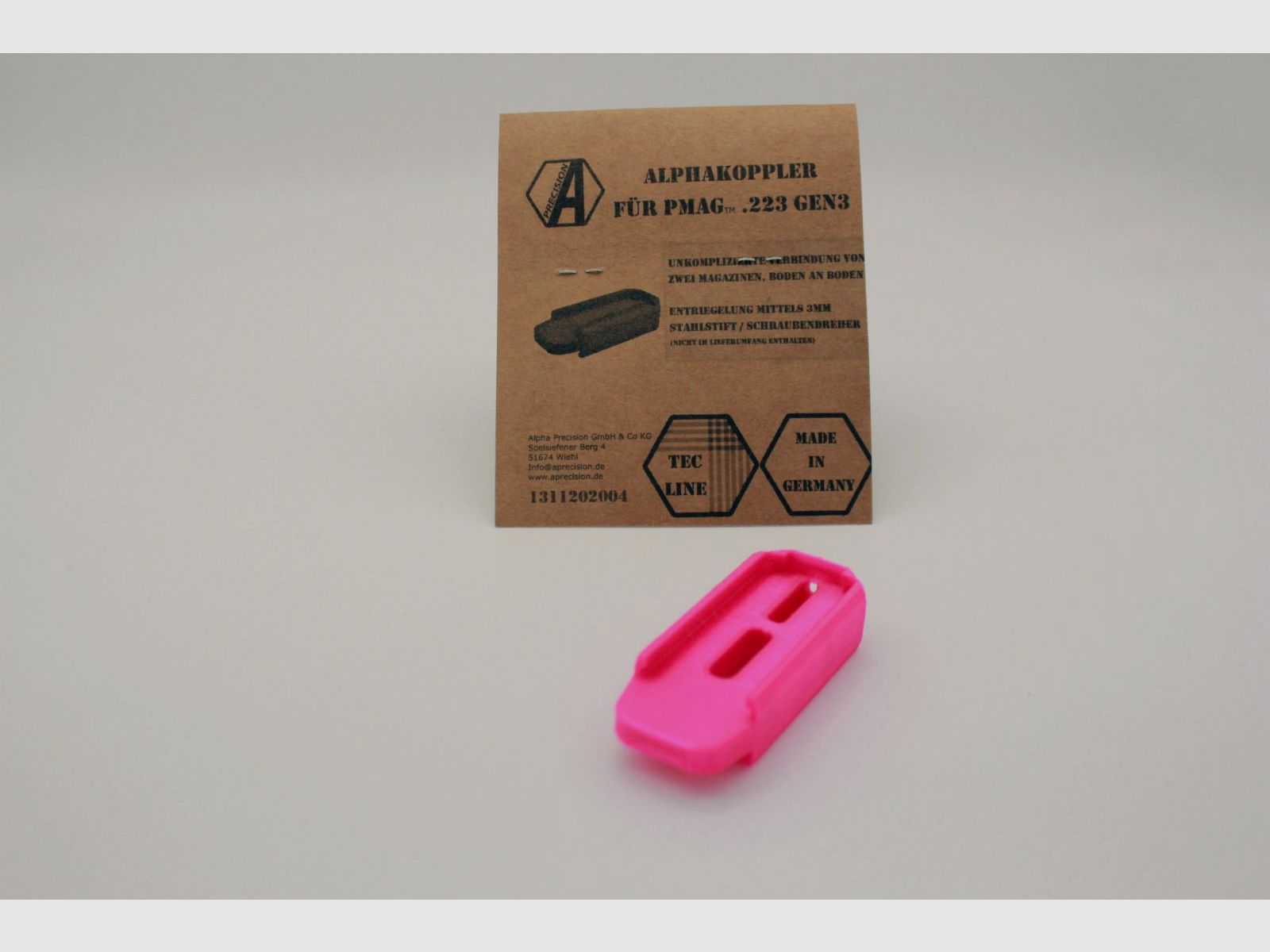 Alpha Precision - Magazine Coupler V2 for PMAG .223 Gen3 LADIES Edition