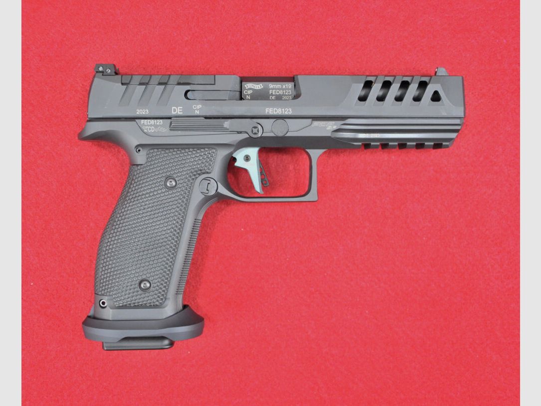 Walther PDP Stalen Frame Volledige Maat Wedstrijd OR 5" 9mm Luger