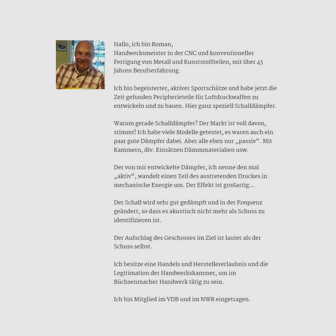 Huben K1 | Schalldämpfer/Moderator A 42/250 von SCHALLOK - Preis VB (gerne auch Preisvorschlag machen)