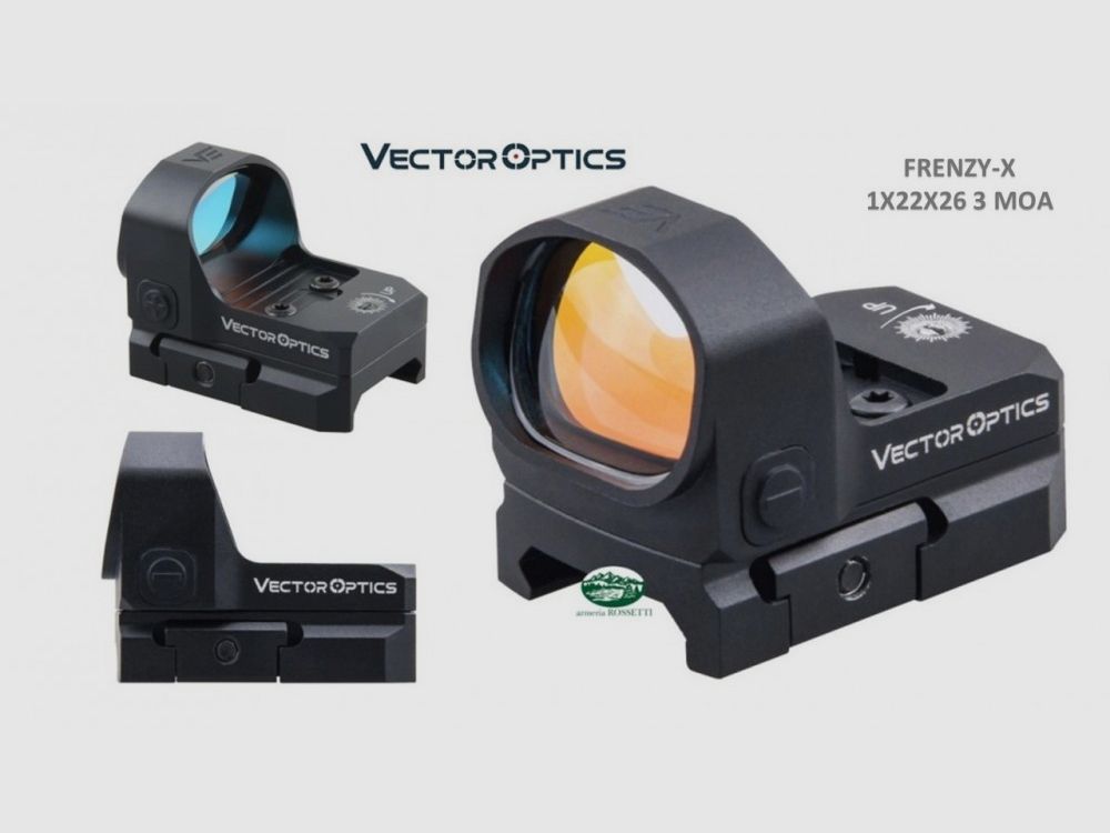 VECTOR OPTICS Rotpunkt FRENZY-X 1x22x26 3 moa