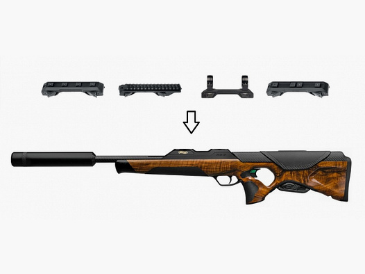 Walther RS3 Heritage Sevenstar inkl. Schalldämpfer - Repetierbüchse