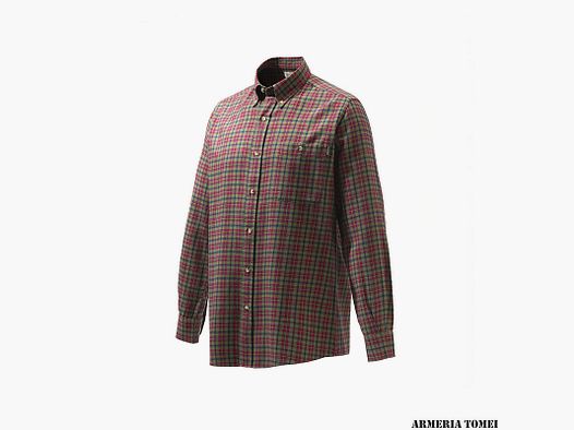 SHIRT – BERETTA – NIEUWE WOOD FLANEL KNOPSHIRT Groen/Rood & Dress Blauw Ruit