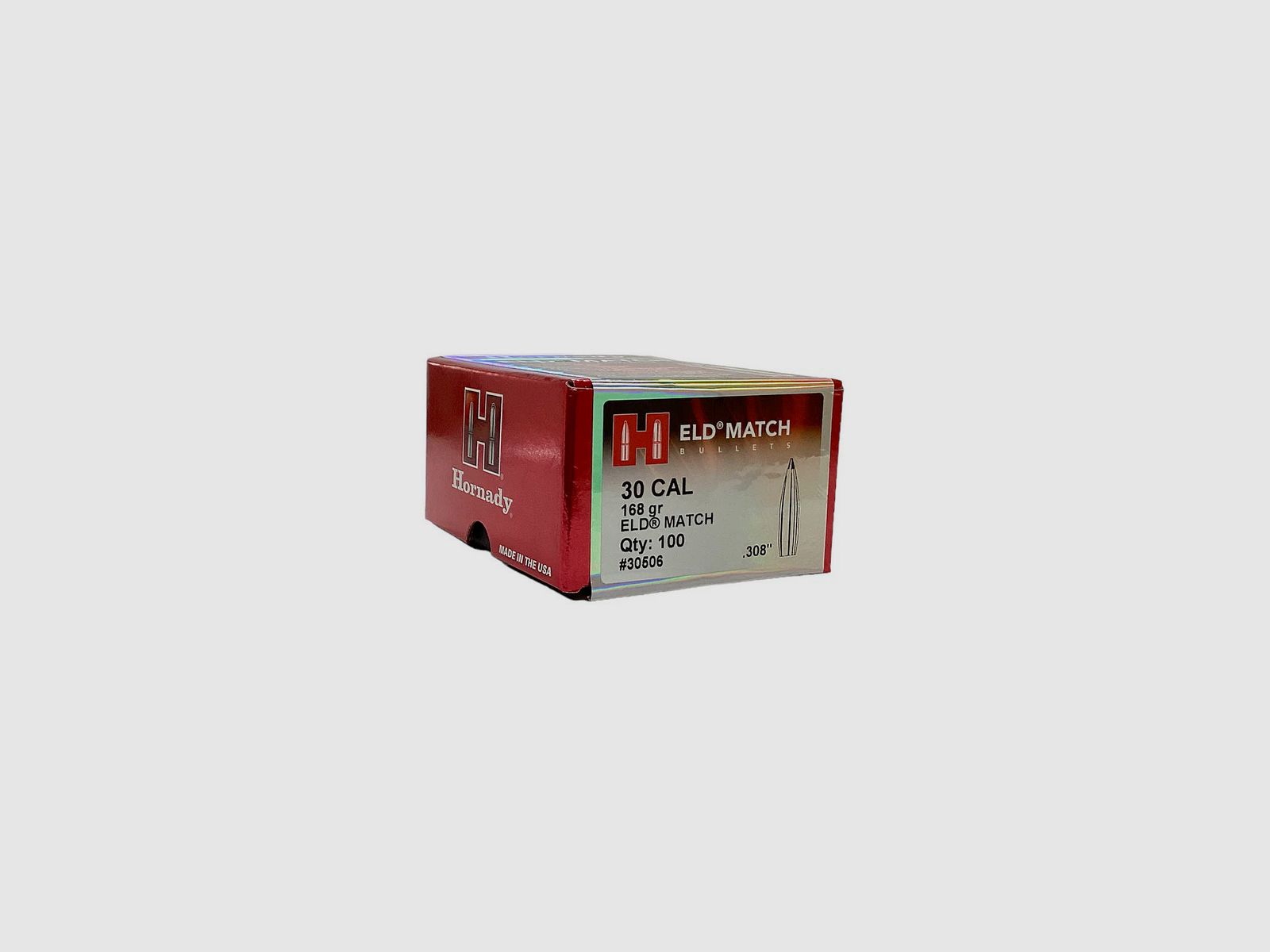 HORNADY 30.308 168GR ELD-MATCH, Bild 2 von 2