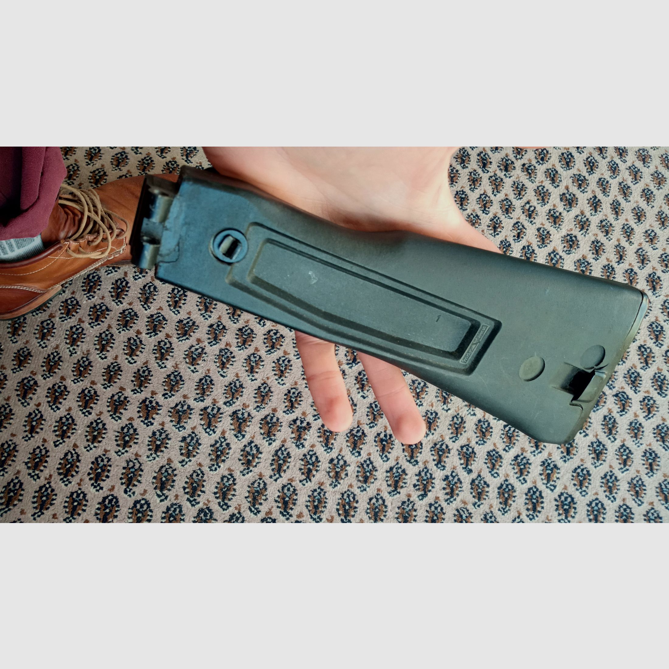 AK-100 de polímero ruso 5,5 mm con culata plegable / Fabricante Izhmash en Izhevsk / Culata plegable AK-74M Saiga