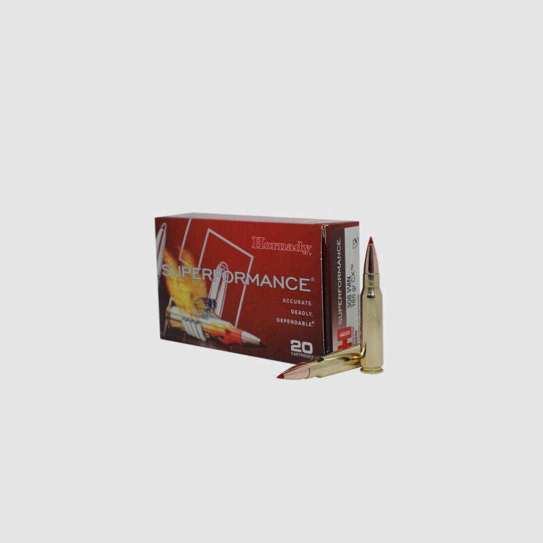 Hornady CX 10,7g/165grs à20 .308 Win.