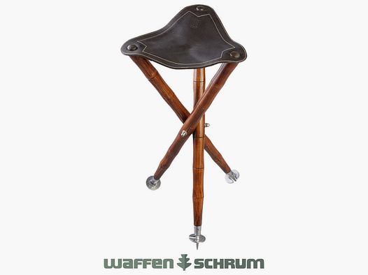 Eurohunt Dreibein-Ansitzstuhl Sitzhöhe 70cm mit Tellern max. Bel. 100kg