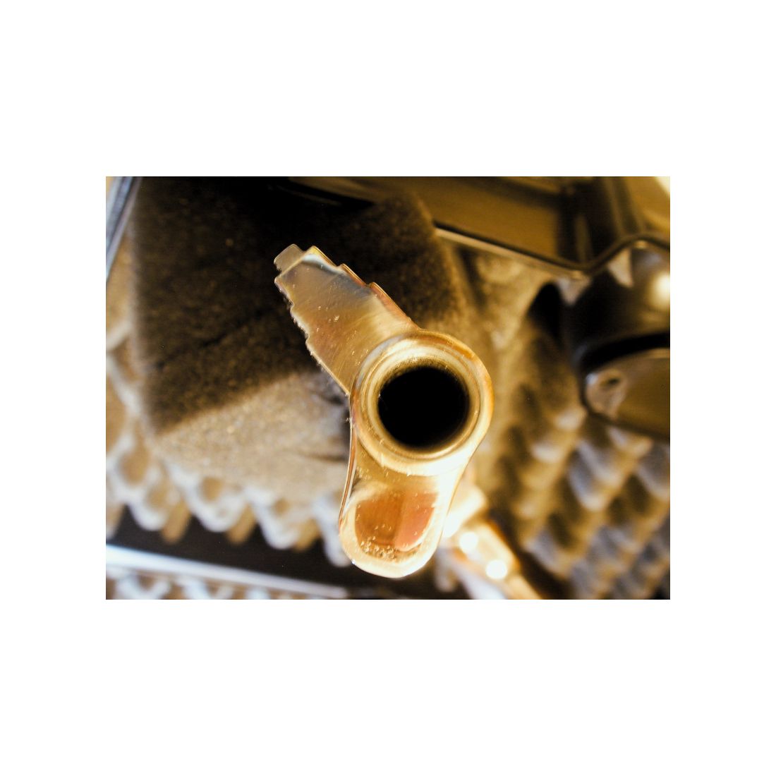 Reck SA .45 Magnum Revolver Chrom m. Holzgriffschalen, ungeschossen