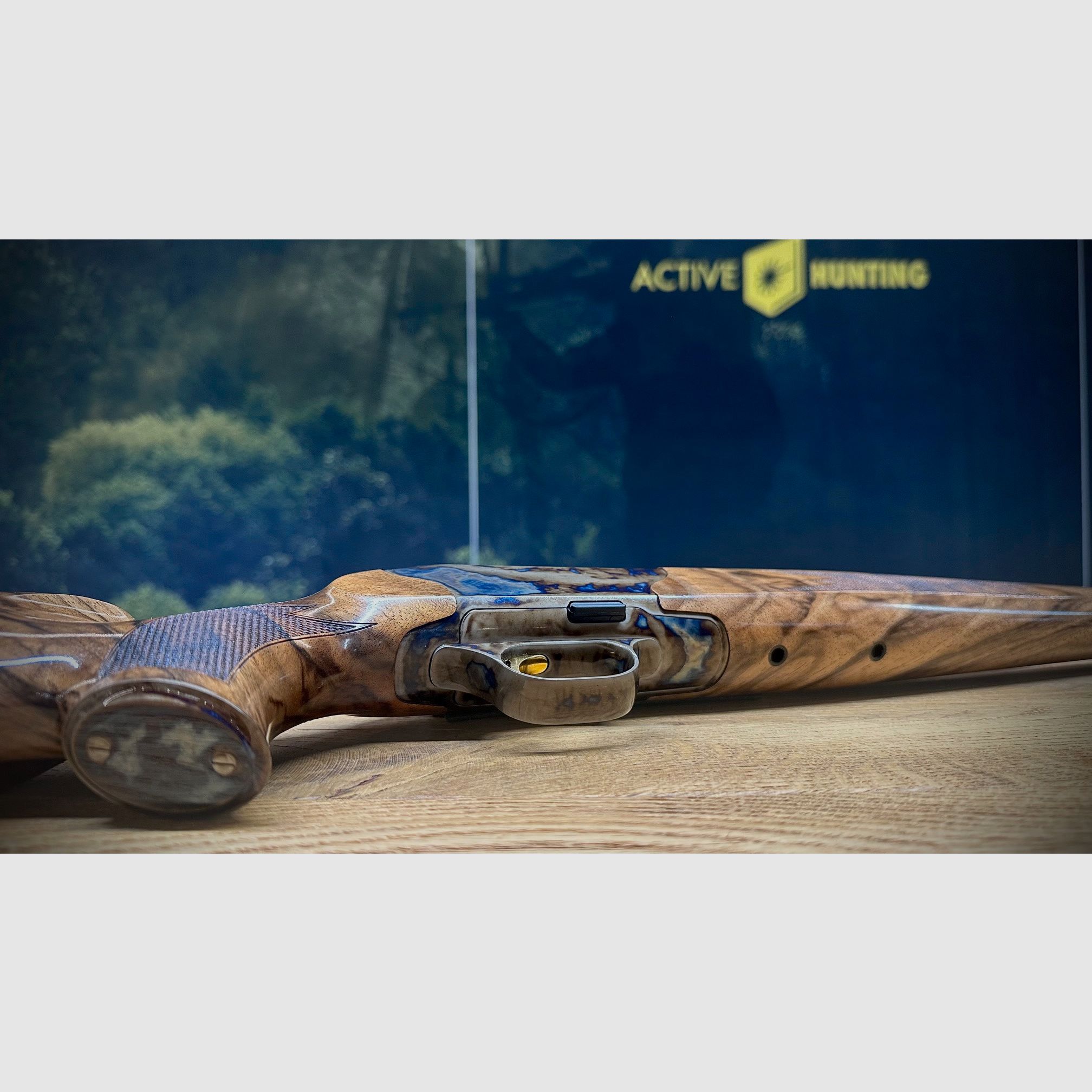 Blaser R8 kolf met buntharding / HK7 / Super Finish / systeemkast & trekker staal / DROOMMOOI!