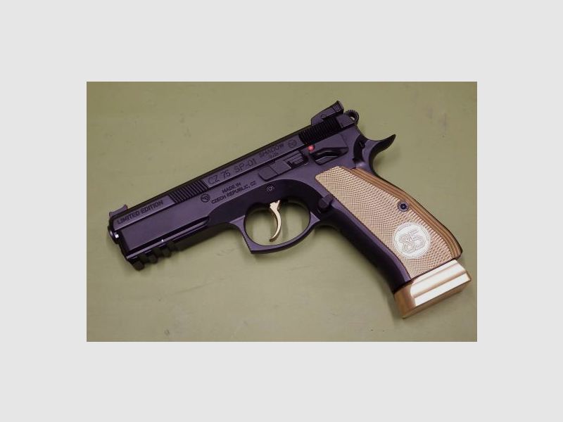 CZ 75 SP-01 Shadow 85th Anniversary 9mmLuger Limited Edition - Tramm & Hinners Hamburg - armi sportive e da caccia