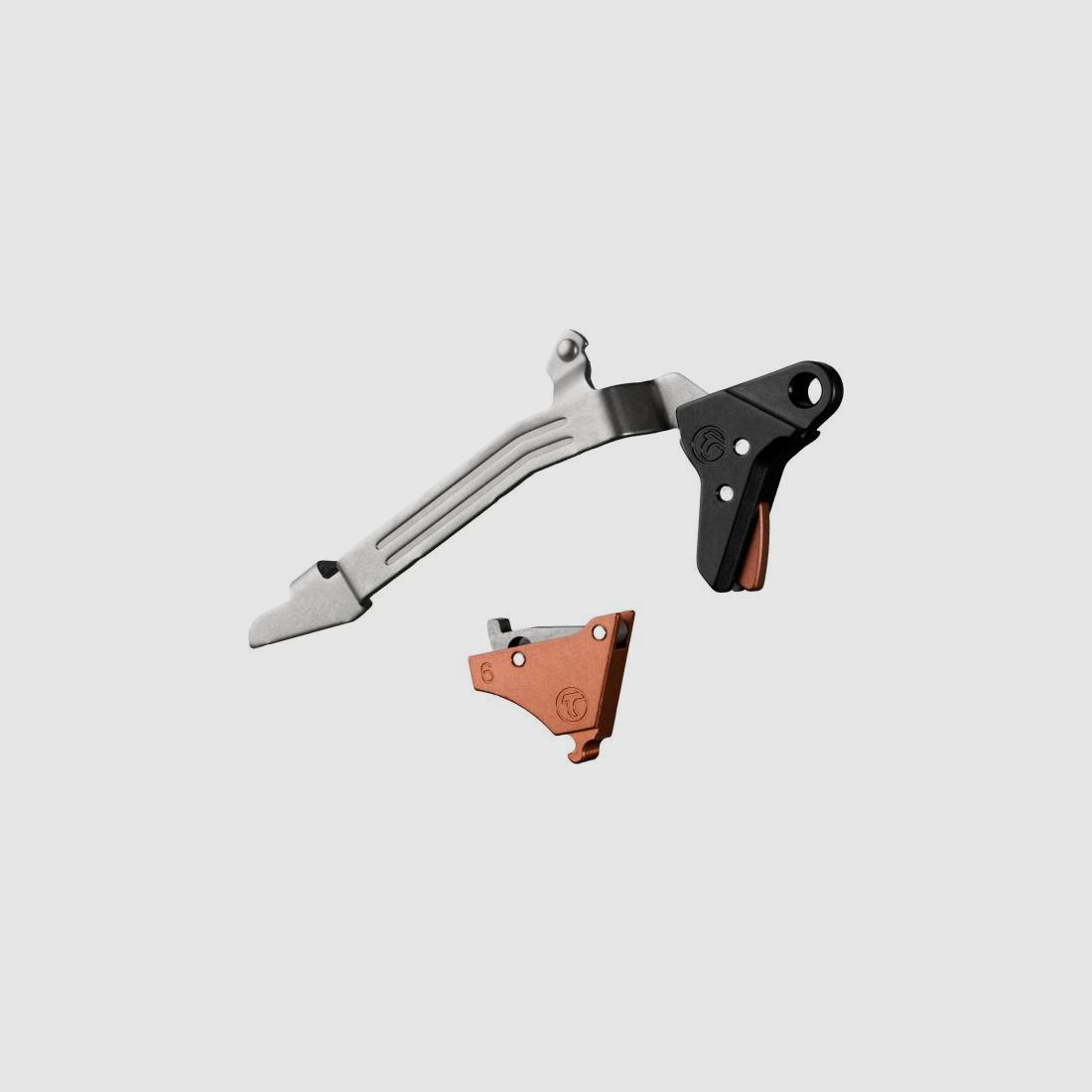TIMNEY tuning/vervangingsonderdeel voor pistooltrekker voor GLOCK Gen6 | recht ongeveer 1360g