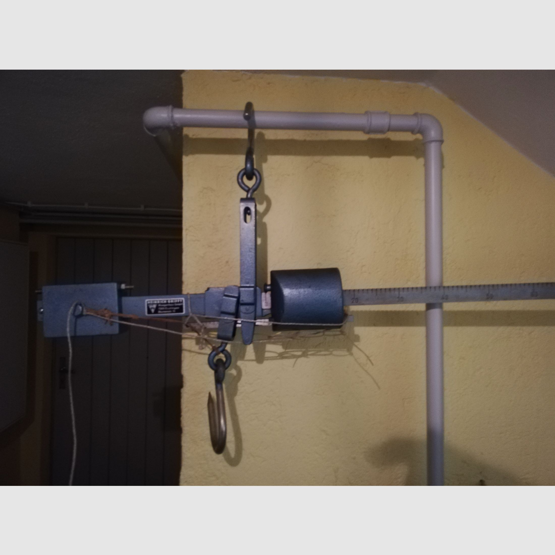 Wild Balkenwaage eichfähig. Hersteller Heinrich Grifft