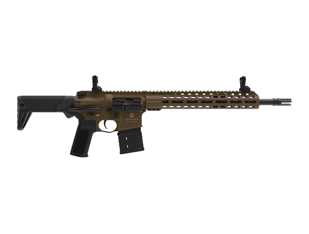 Schmeisser – Halbauto / M4FL / 14.5 / M-Lok / CSS Stock / Bronze / .223 Rem