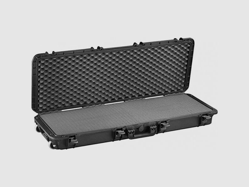 HARD CASE 110 CM - WAFFENKOFFER MIT ROLLEN UND RASTERSCHAUM