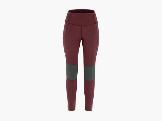 Fjällräven Damenhose Abisko Varm Trekking Tights Port-Iron Grau S